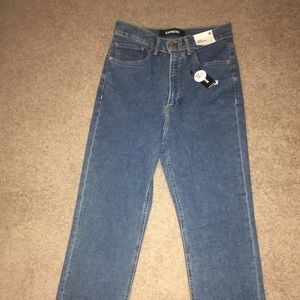 Straight Fit Supper High Rise EXPRESS Jeans